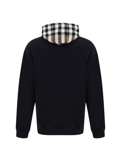 Burberry Elegant Oversize Zwarte Samuel Hoodie
