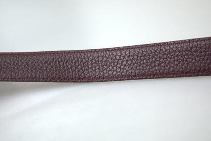 Dolce & Gabbana Bruine Leren Heren Cintura Riem met Metalen Gesp