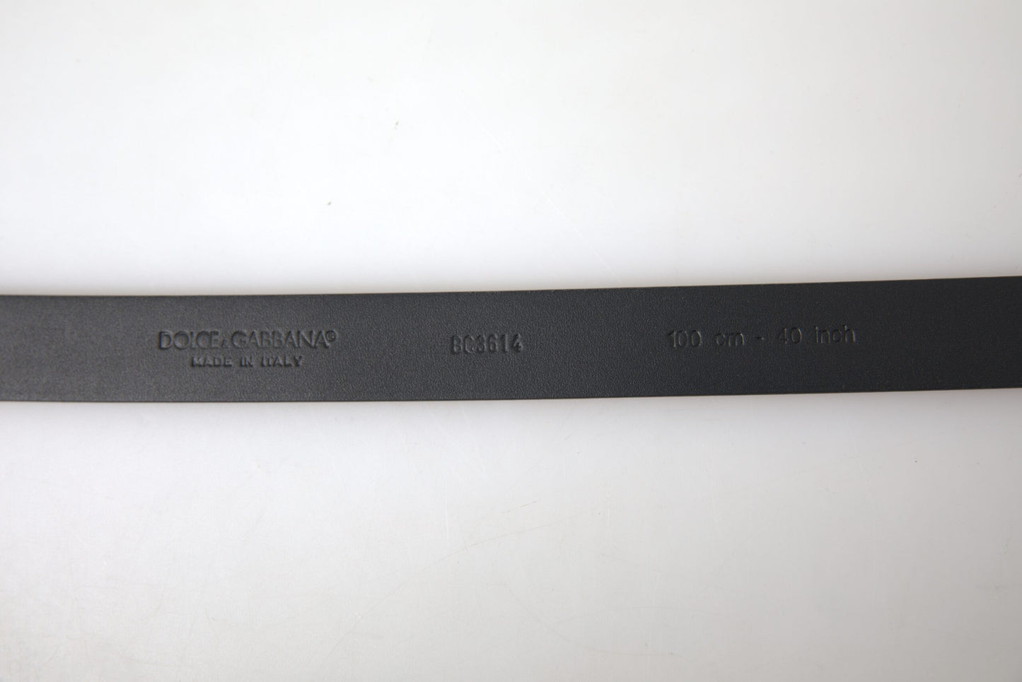 Dolce & Gabbana Bordeaux leren zilveren metalen gesp riem