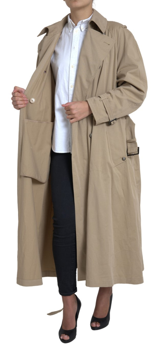 Dolce & Gabbana Veste Trench Double Boutonnée Khaki