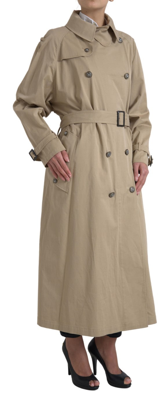 Dolce & Gabbana Veste Trench Double Boutonnée Khaki