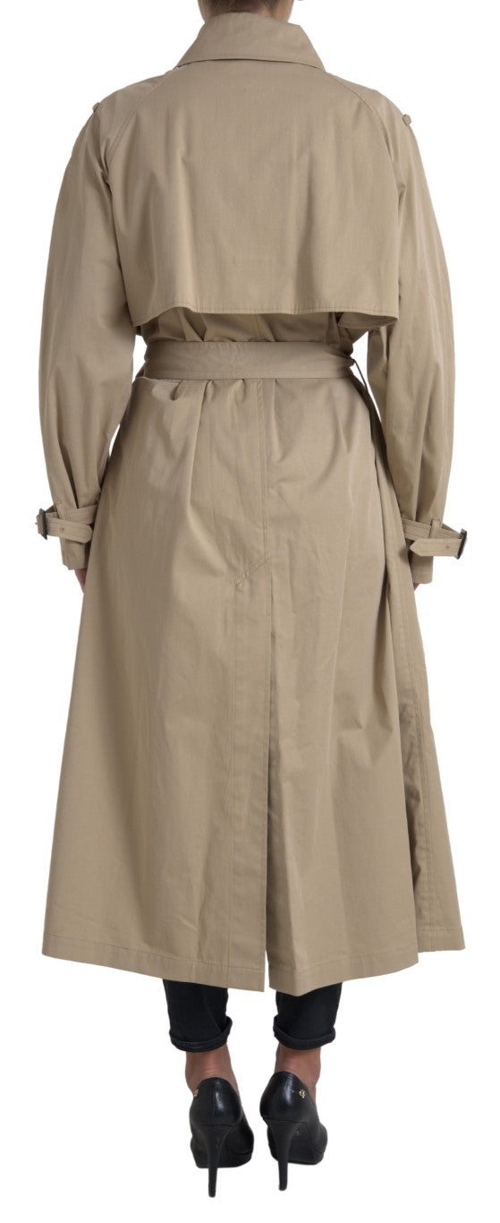 Dolce & Gabbana Veste Trench Double Boutonnée Khaki