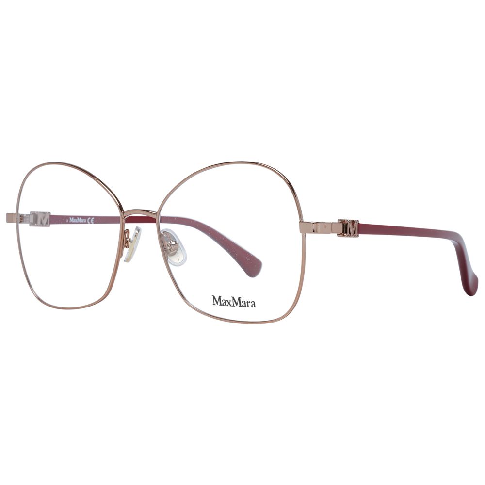 Max Mara Bronze Women Glasses Frame - Élégant Style Papillon
