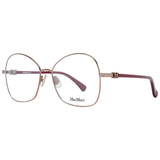 Max Mara Bronze Women Glasses Frame - Élégant Style Papillon