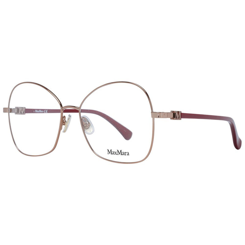 Max Mara Bronze Women Glasses Frame - Élégant Style Papillon
