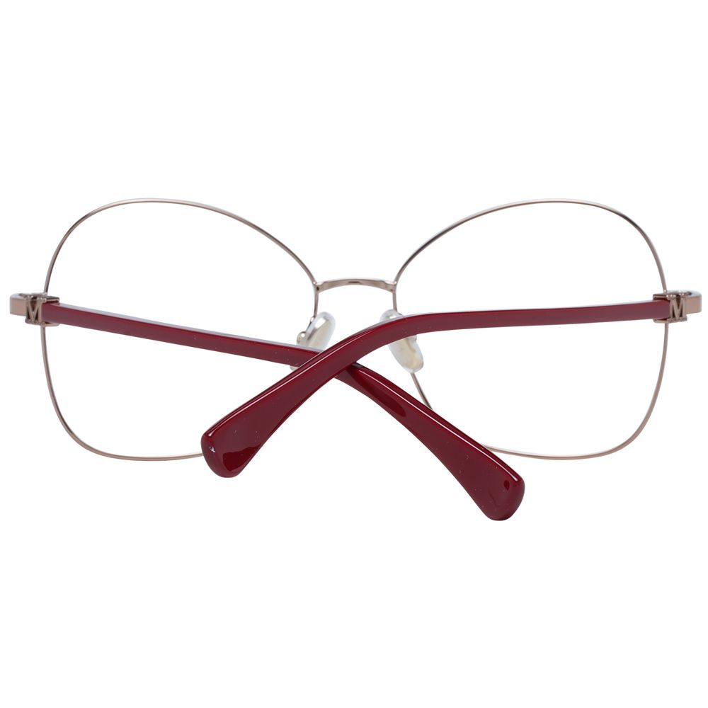 Max Mara Bronze Women Glasses Frame - Élégant Style Papillon