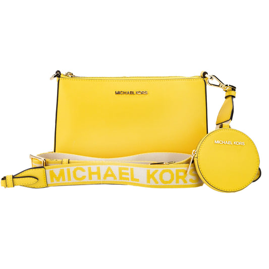 Sac à main Michael Kors Jet Set Daffodil Vegan Crossbody Tech Attachment