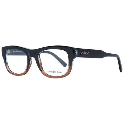 Monture de lunettes pour homme marron Ermenegildo Zegna