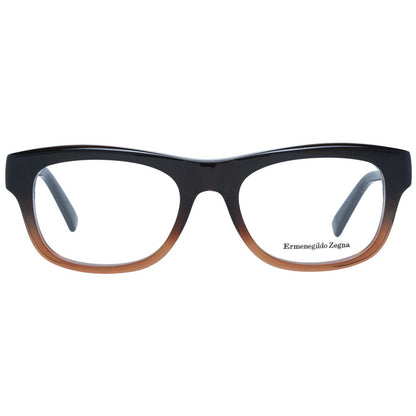 Monture de lunettes pour homme marron Ermenegildo Zegna