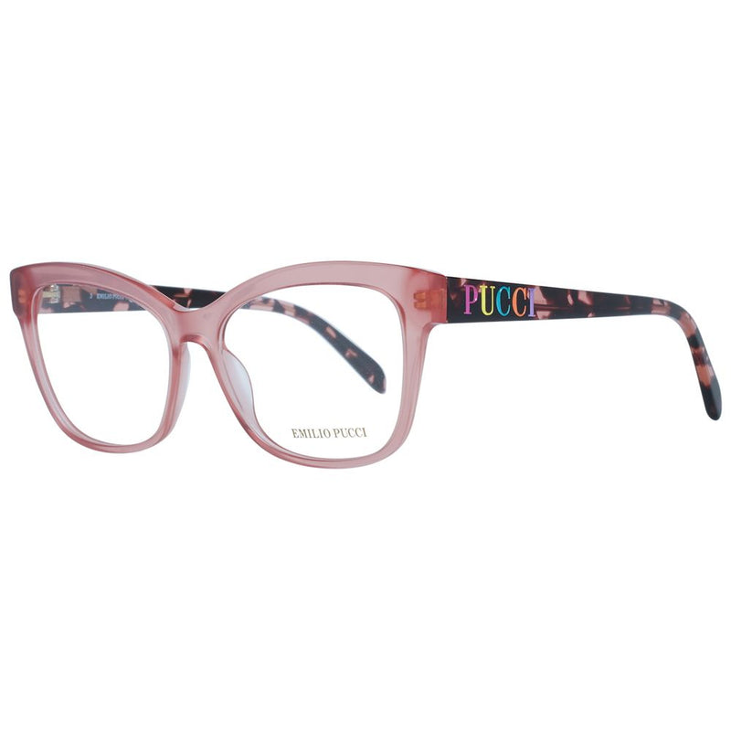 Emilio Pucci Pink Women Glasses Frame - Chic Square Design