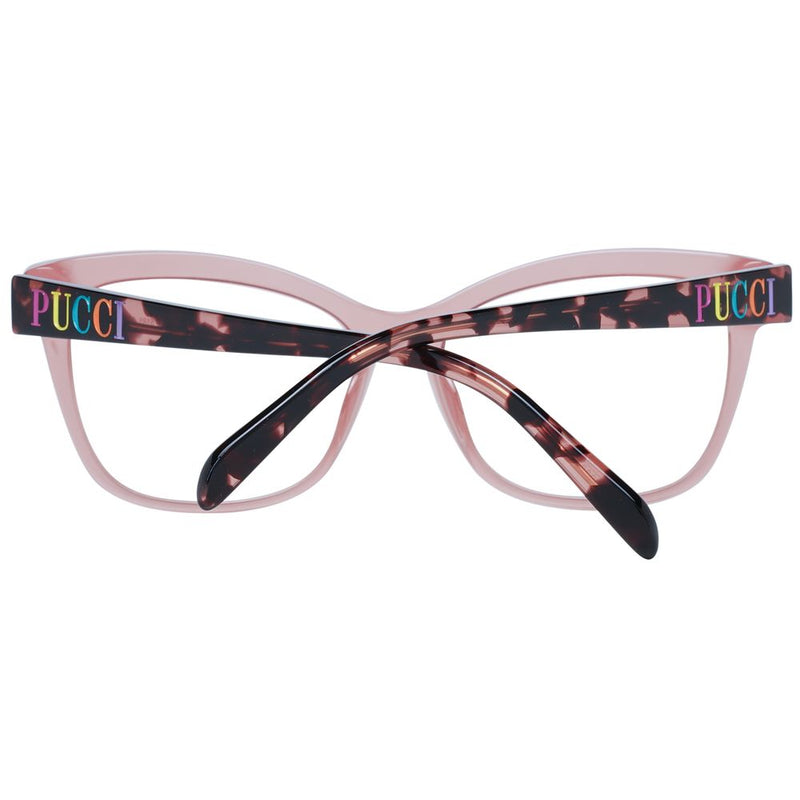 Emilio Pucci Pink Women Glasses Frame - Chic Square Design
