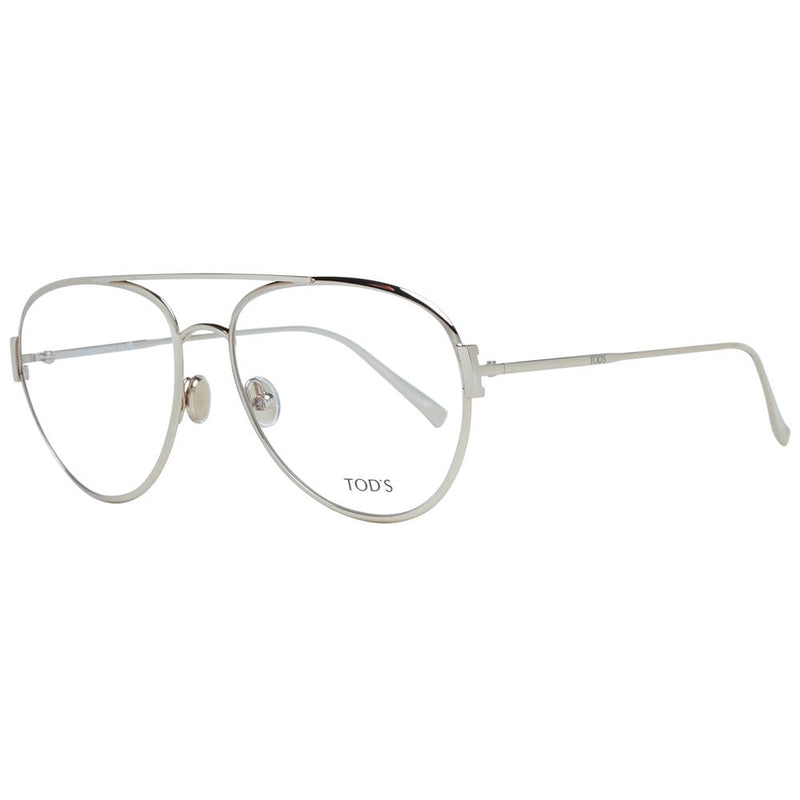 Tod's Gold Women Glasses Frame - Aviator Style for Timeless Elegance