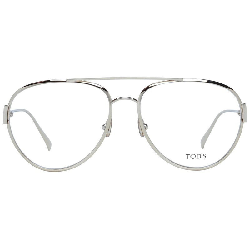 Tod's Gold Women Glasses Frame - Aviator Style for Timeless Elegance