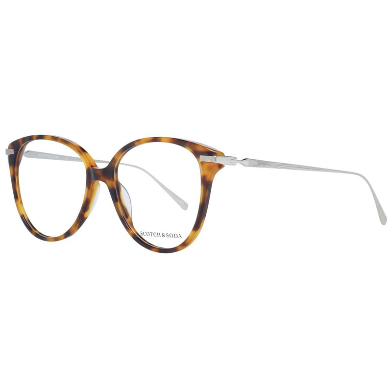 Scotch & Soda Brown Acetate Round Glasses (Frames) for Women