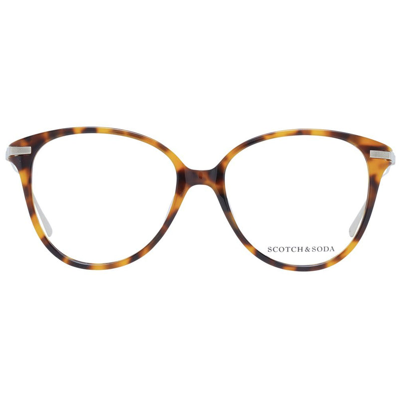 Scotch & Soda Brown Acetate Round Glasses (Frames) for Women