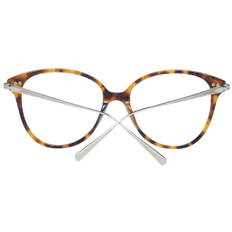 Scotch & Soda Brown Acetate Round Glasses (Frames) for Women