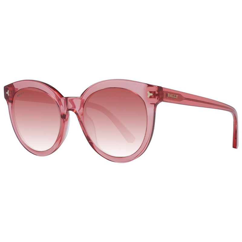 Bally Red Women Sunglasses - Stylish Round Frame