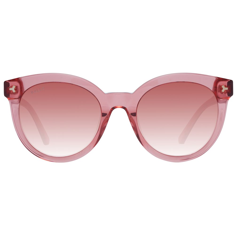 Bally Red Women Sunglasses - Stylish Round Frame