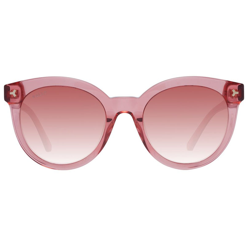 Bally Red Women Sunglasses - Stylish Round Frame