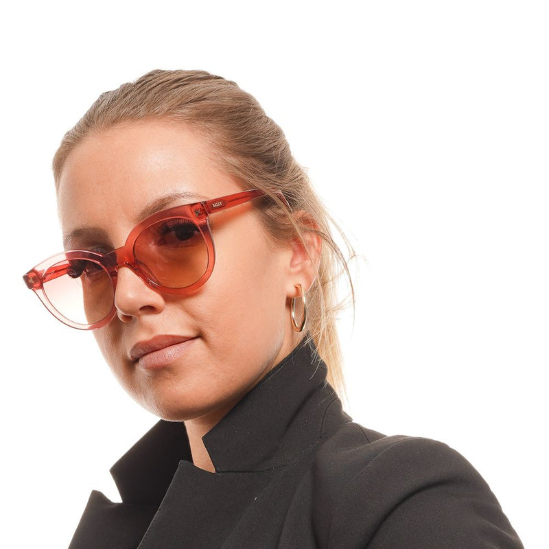 Bally Red Women Sunglasses - Stylish Round Frame