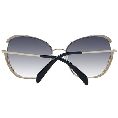 Lunettes de soleil Emilio Pucci dorées pour femme