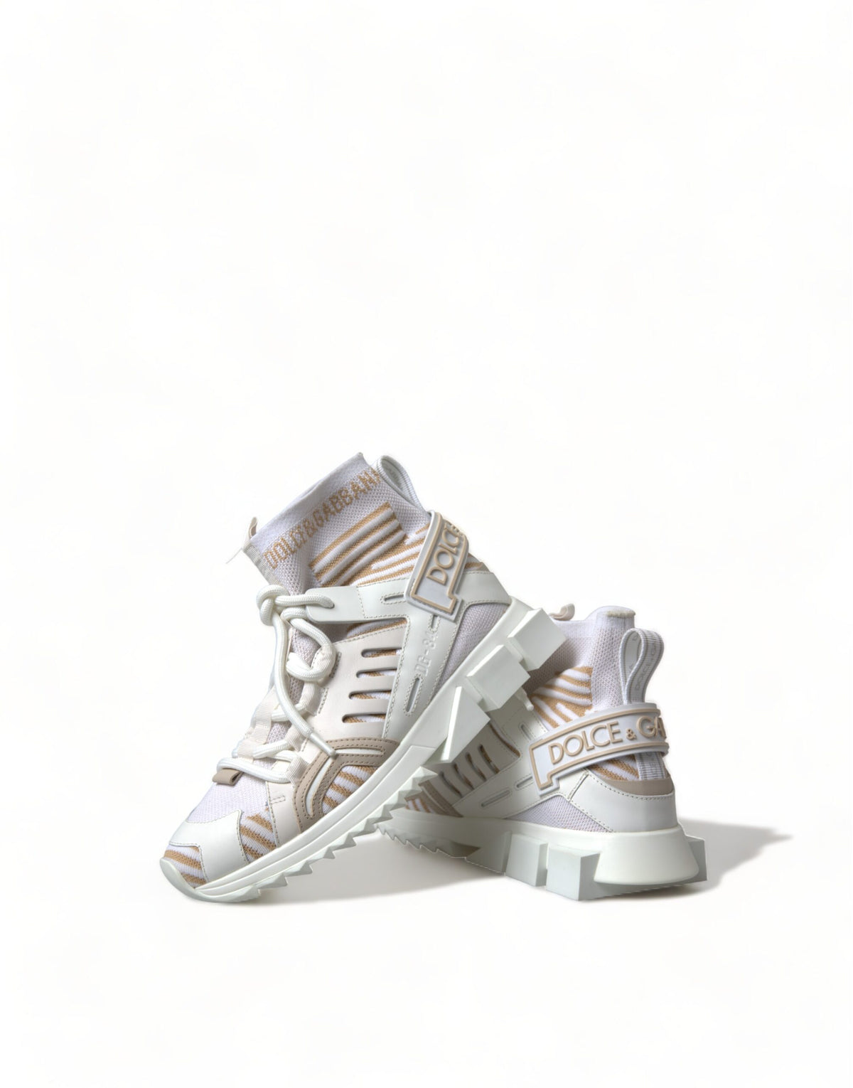 Dolce & Gabbana Sorrento Sneakers - White Beige