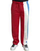 Pantalon de survêtement homme Dolce &amp; Gabbana en polyester multicolore