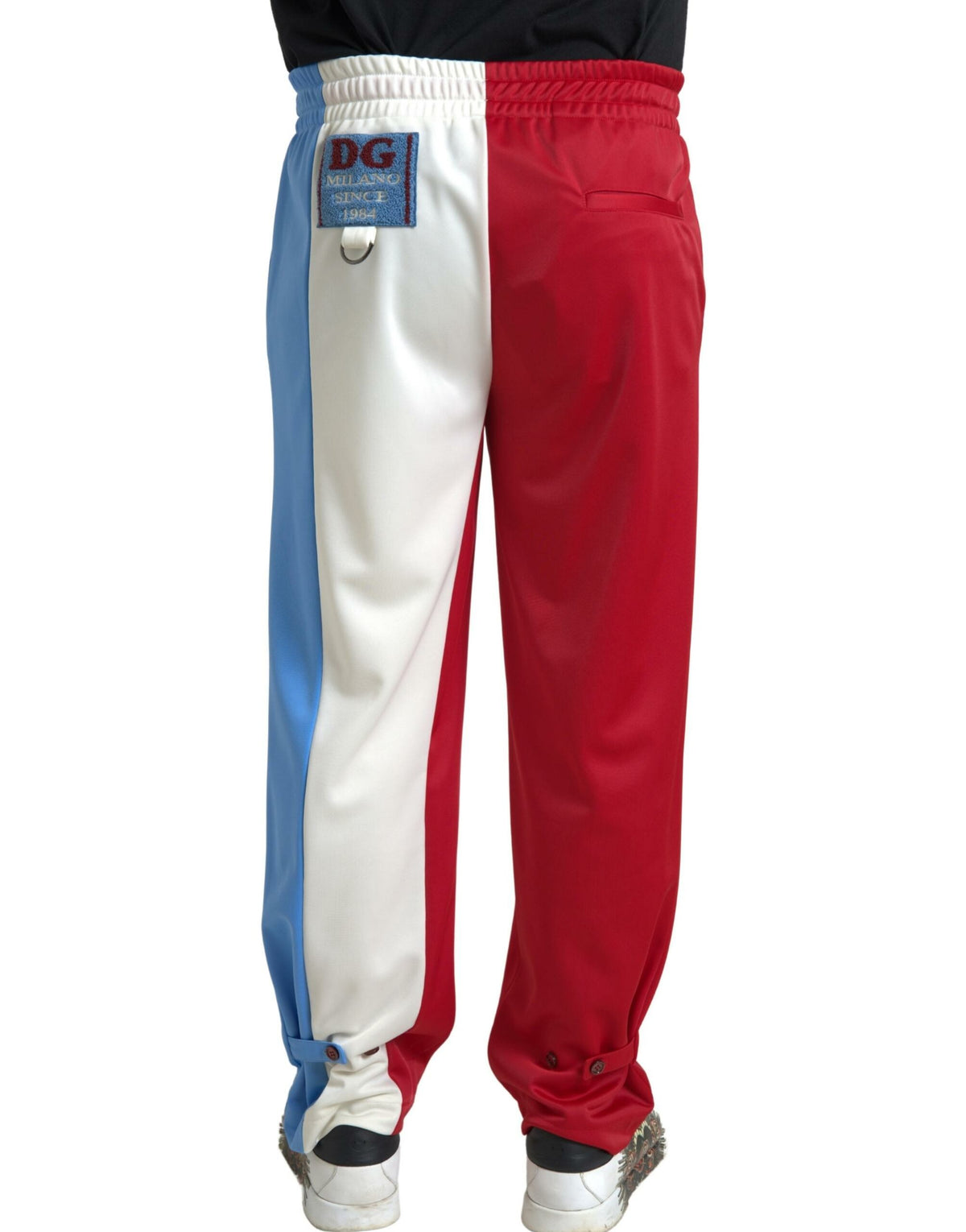 Pantalon de survêtement homme Dolce &amp; Gabbana en polyester multicolore