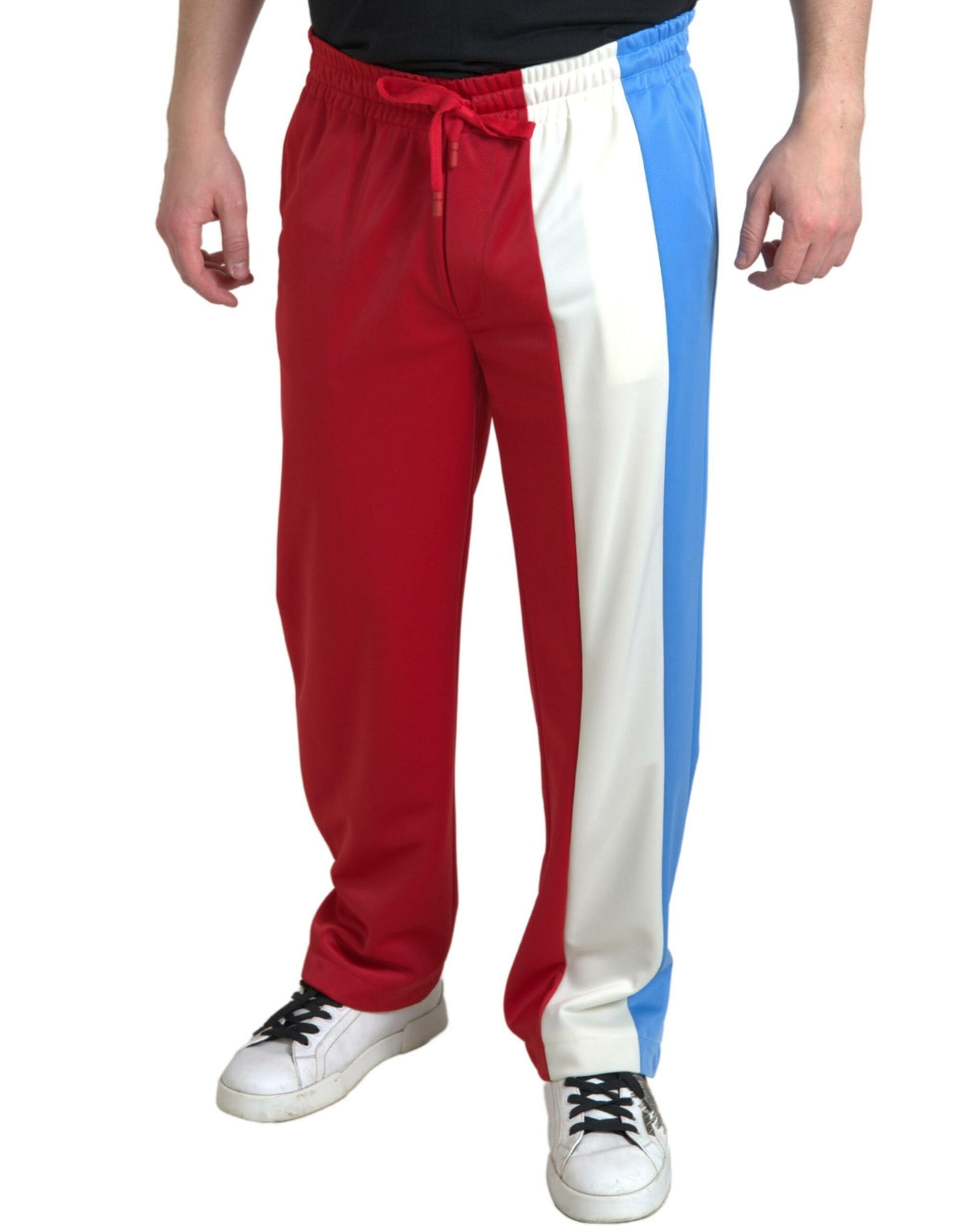 Pantalon de survêtement homme Dolce &amp; Gabbana en polyester multicolore