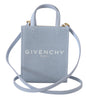 Mini sac bandoulière vertical Cloud en toile enduite bleue Givenchy