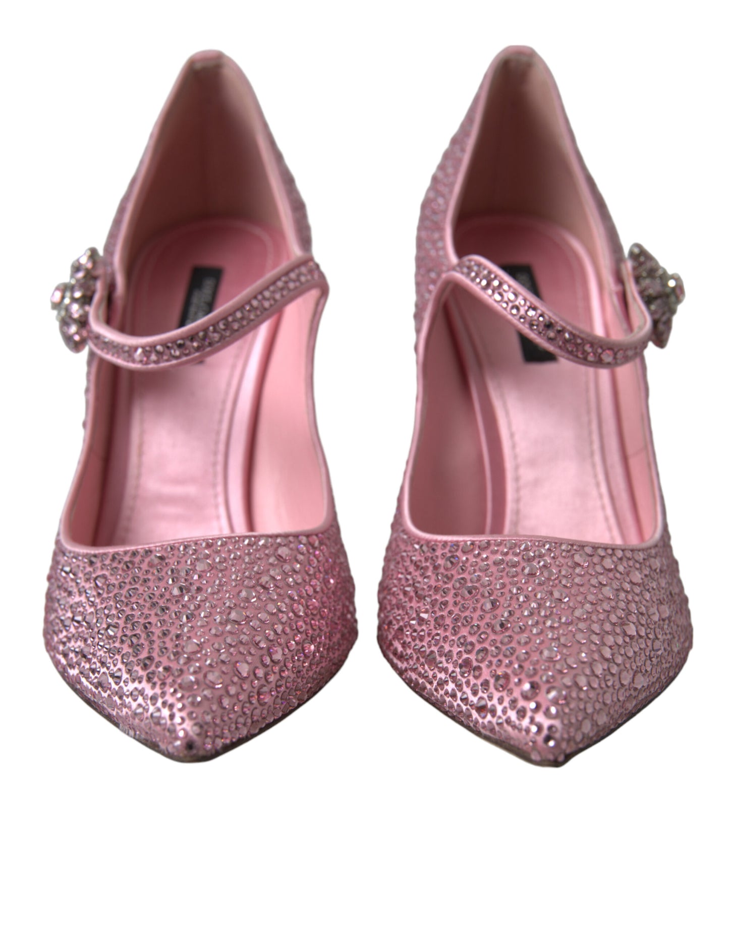 Dolce & Gabbana Roze Pumps met Strass en Kristallen Hakken
