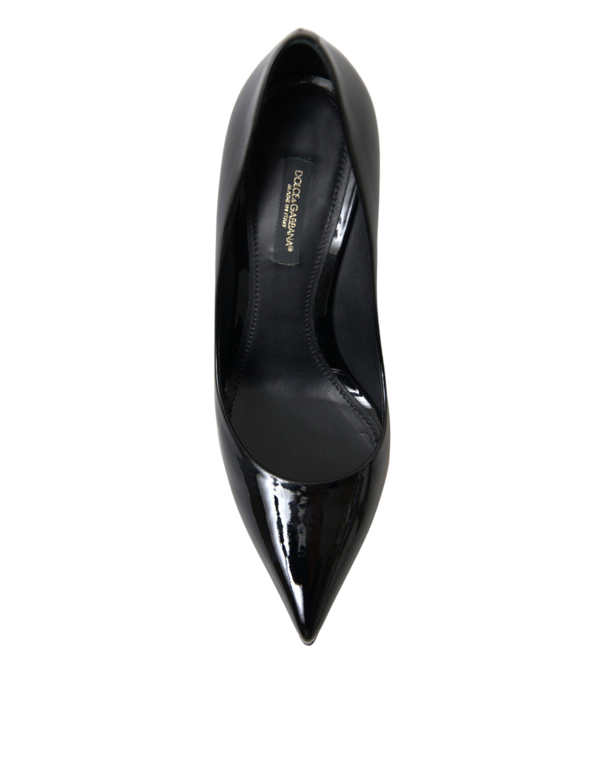 Dolce & Gabbana Black Patent Leather Stiletto Pumps