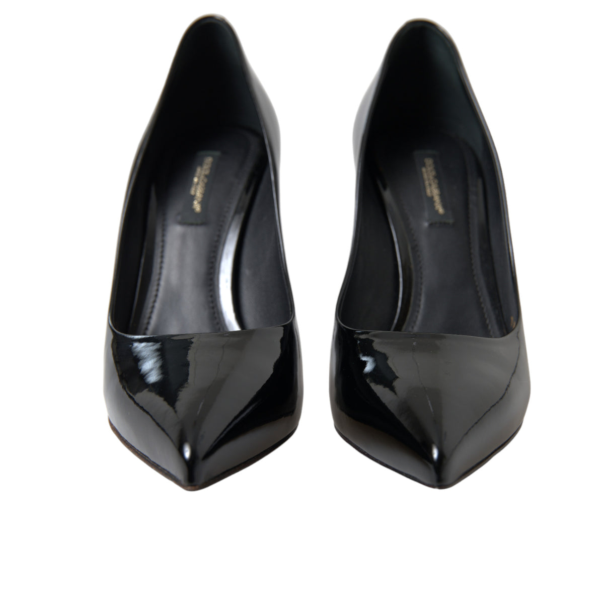 Dolce & Gabbana Black Patent Leather Stiletto Pumps