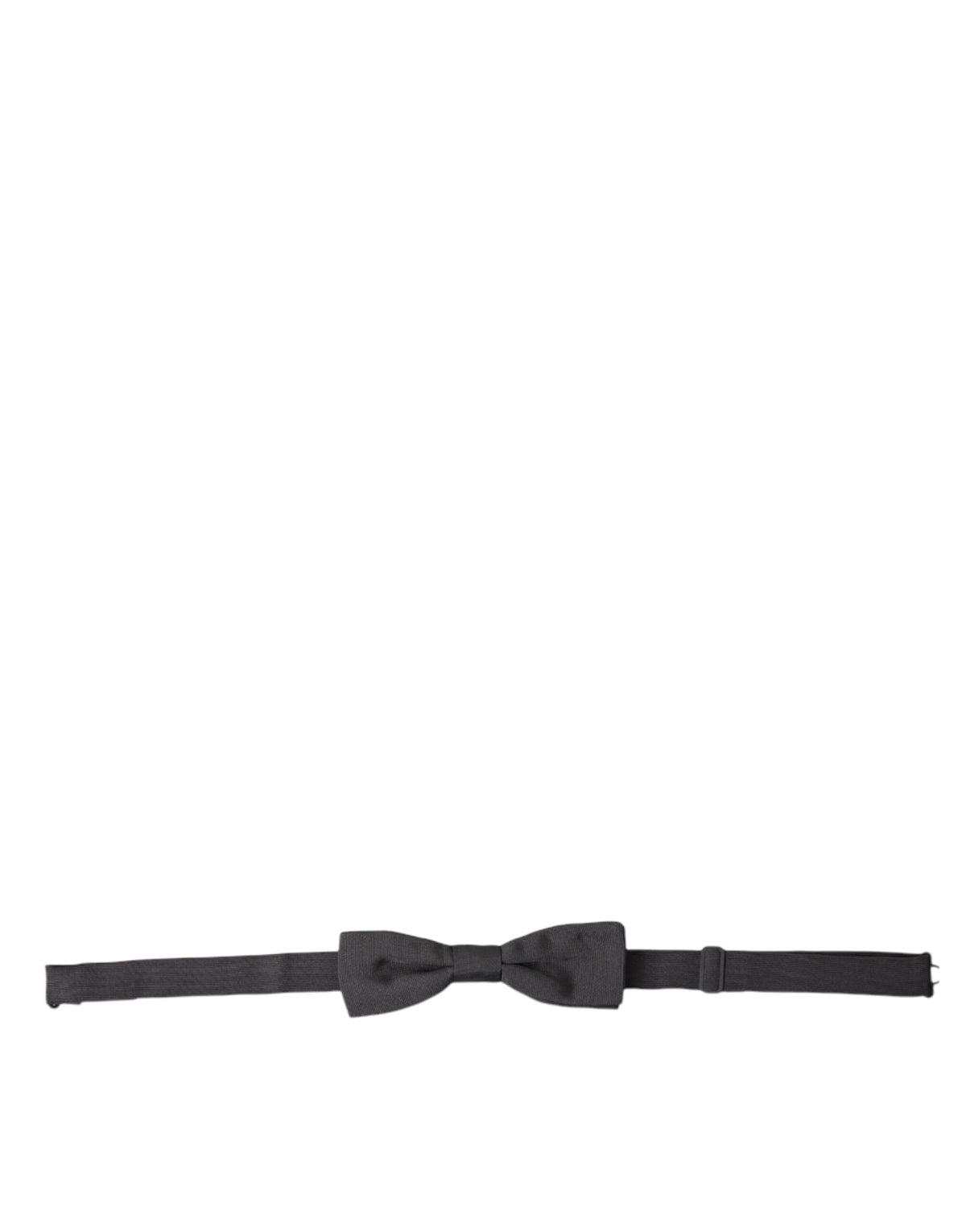 Nœud papillon réglable en soie gris foncé Dolce &amp; Gabbana pour homme