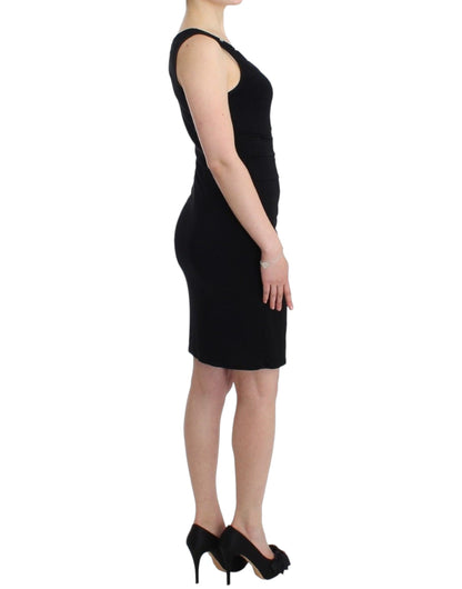Robe fourreau noire de Roccobarocco
