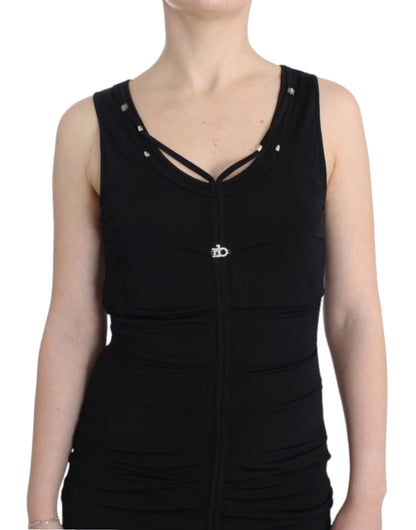 Robe fourreau noire de Roccobarocco
