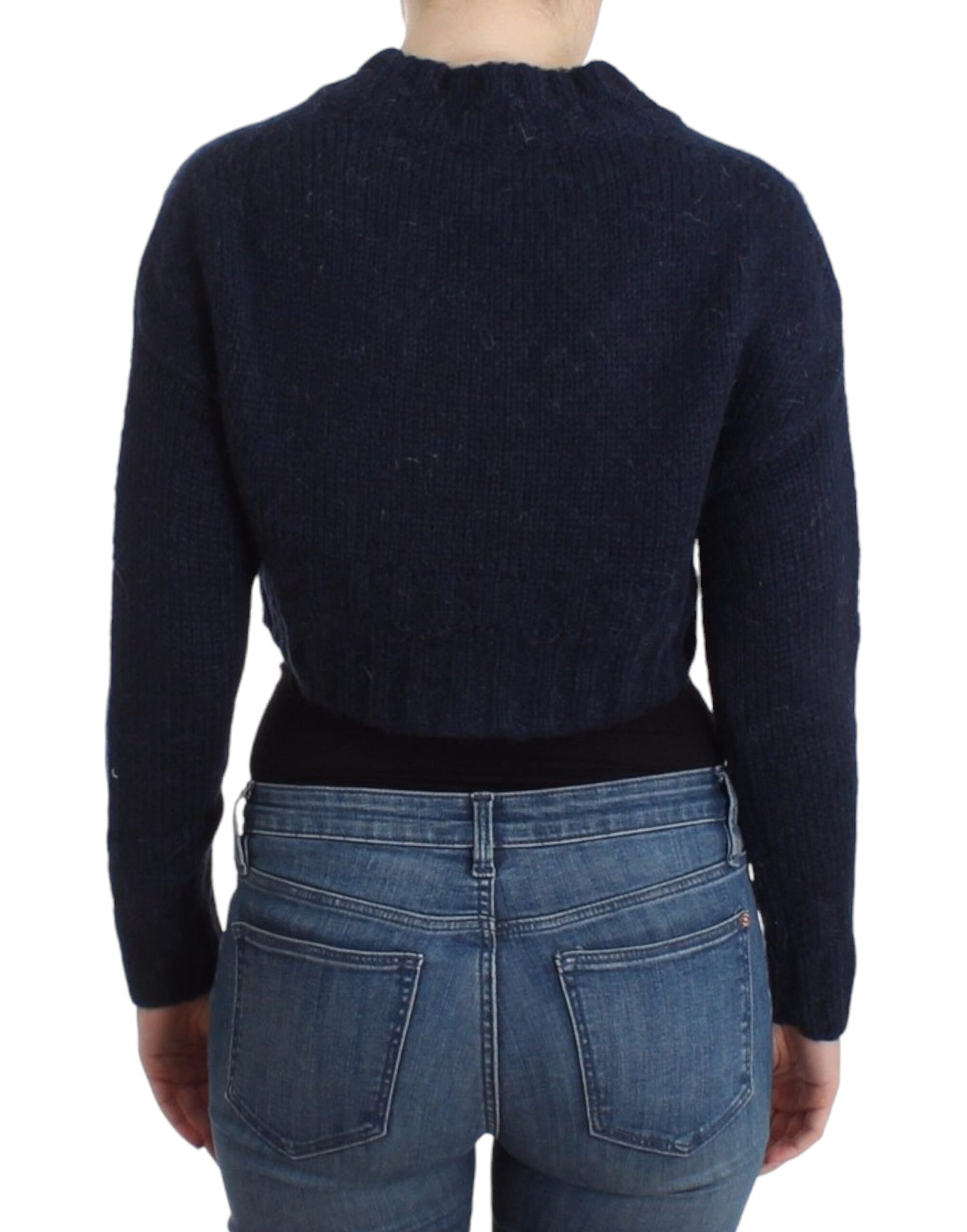 Cardigan bleu court de John Galliano