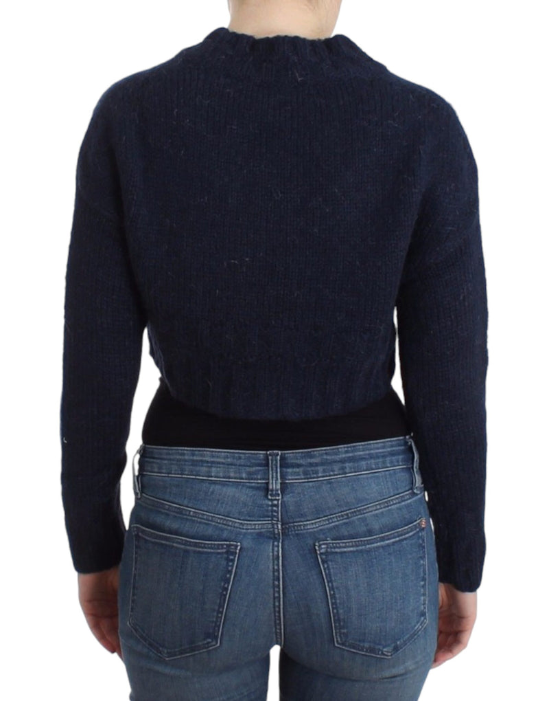 Cardigan bleu court de John Galliano
