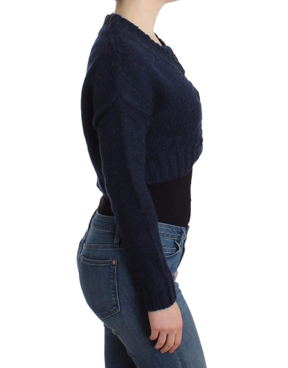 Cardigan bleu court de John Galliano