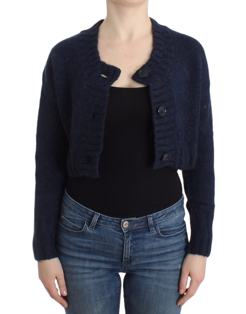 Cardigan bleu court de John Galliano
