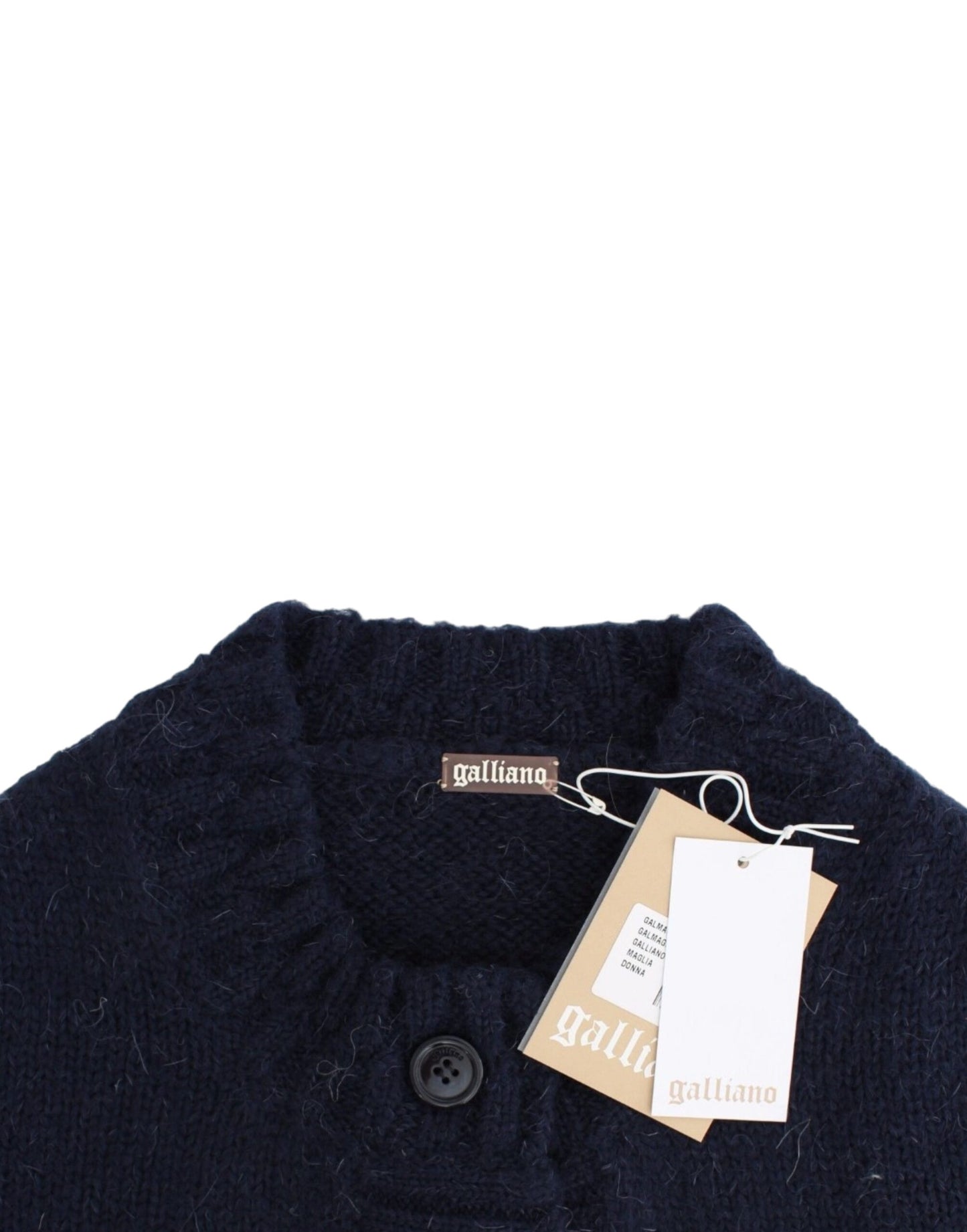 Cardigan bleu court de John Galliano