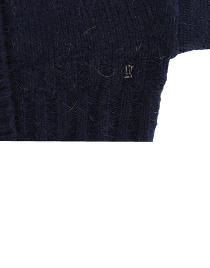 Cardigan bleu court de John Galliano