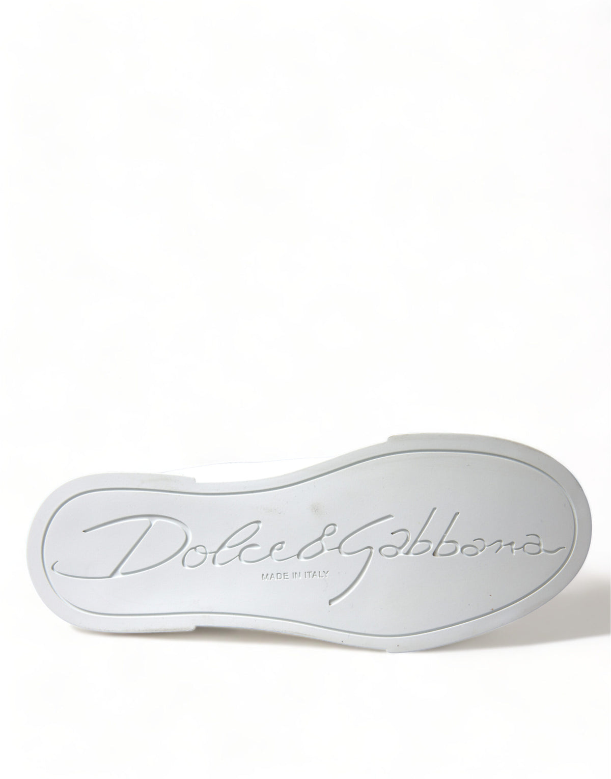 Dolce & Gabbana White Love Patch Portofino Classic Sneakers