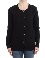 Cardigan en laine noire de John Galliano