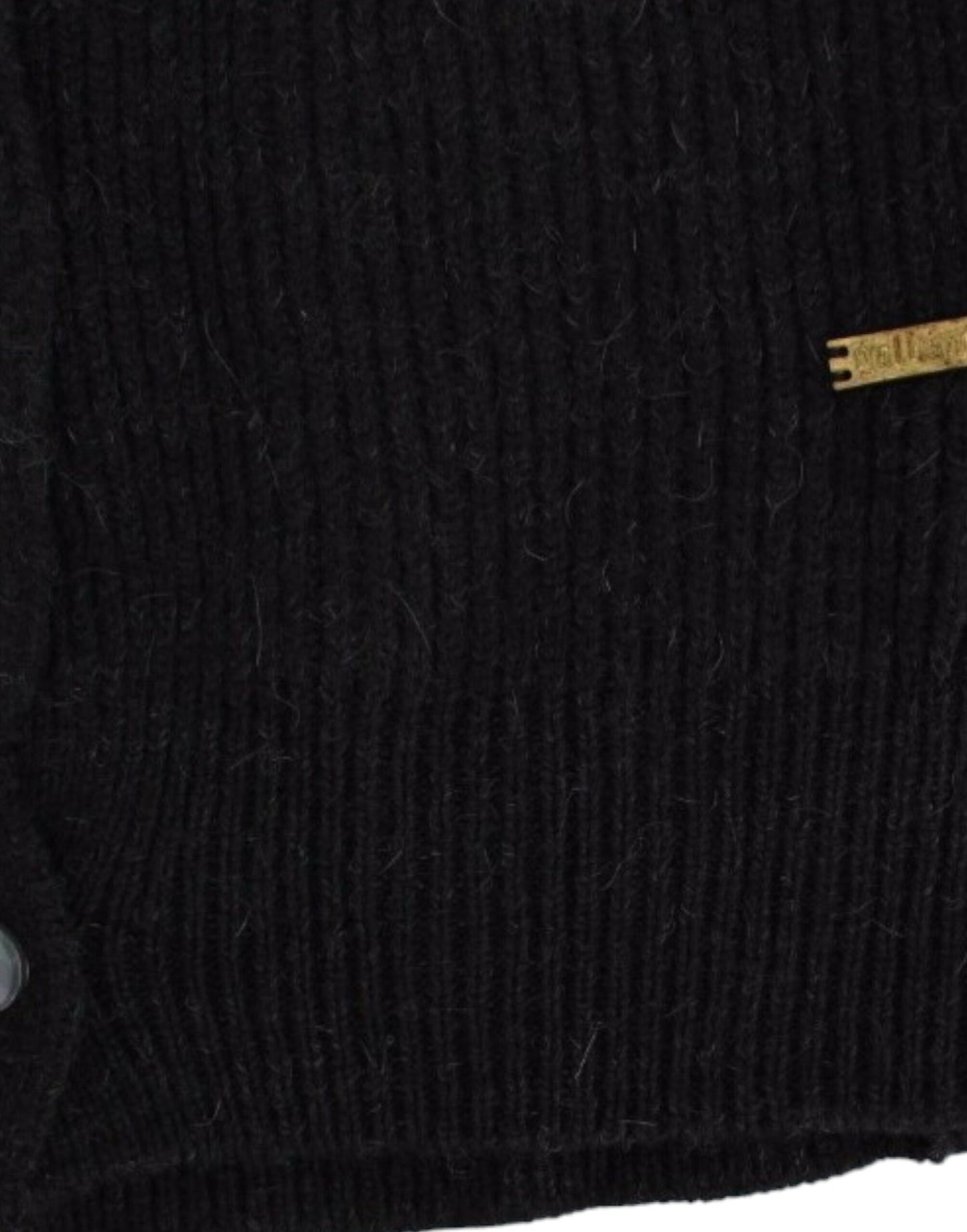 Cardigan en laine noire de John Galliano