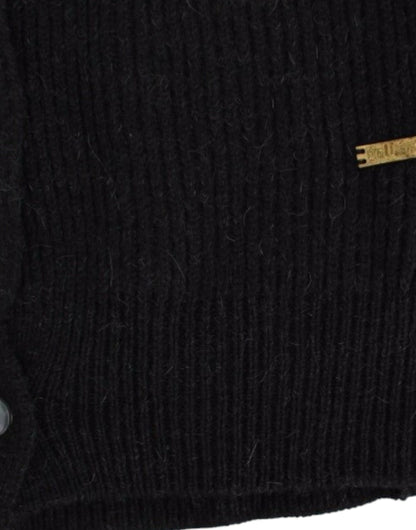 Cardigan en laine noire de John Galliano