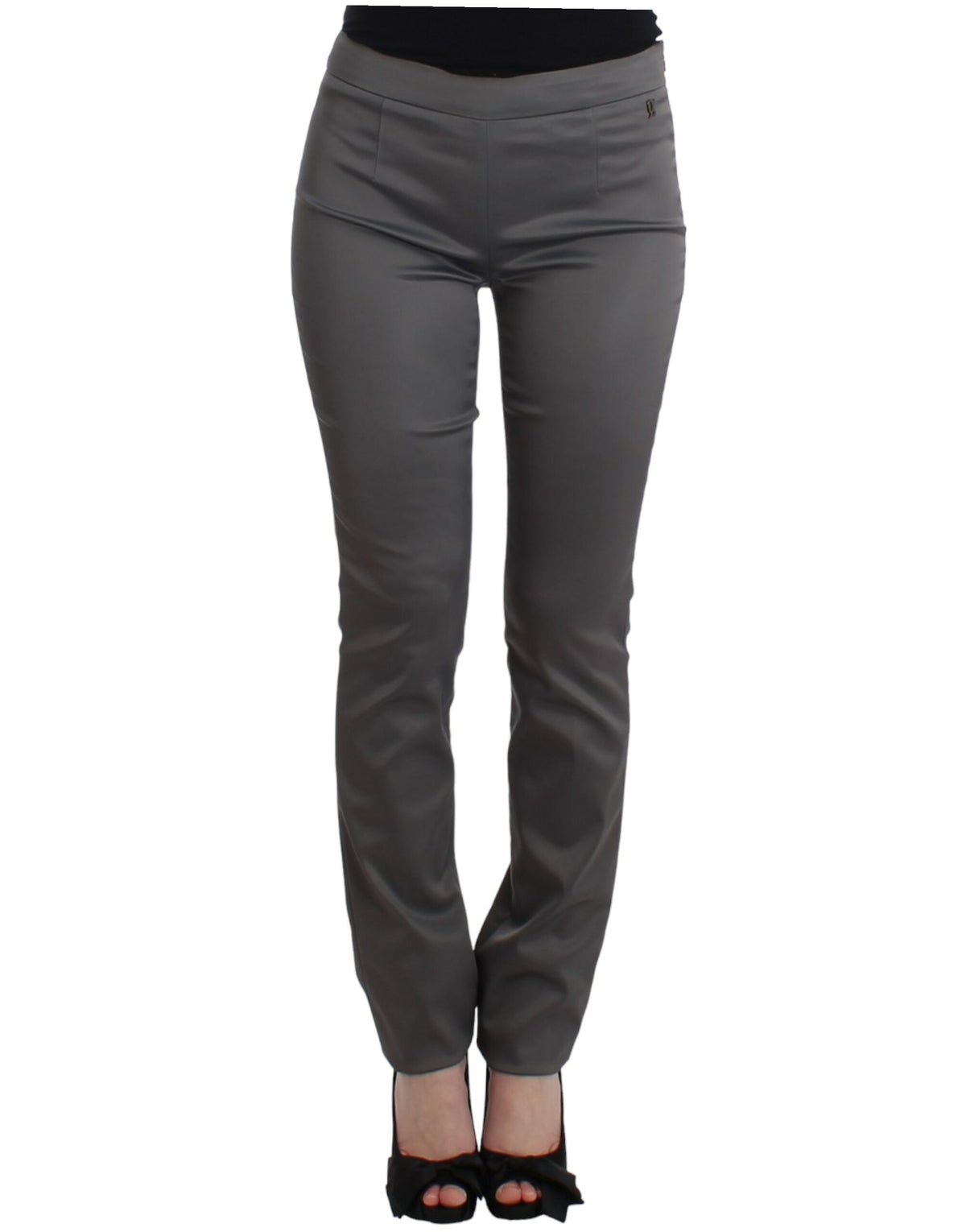 Pantalon slim gris de John Galliano