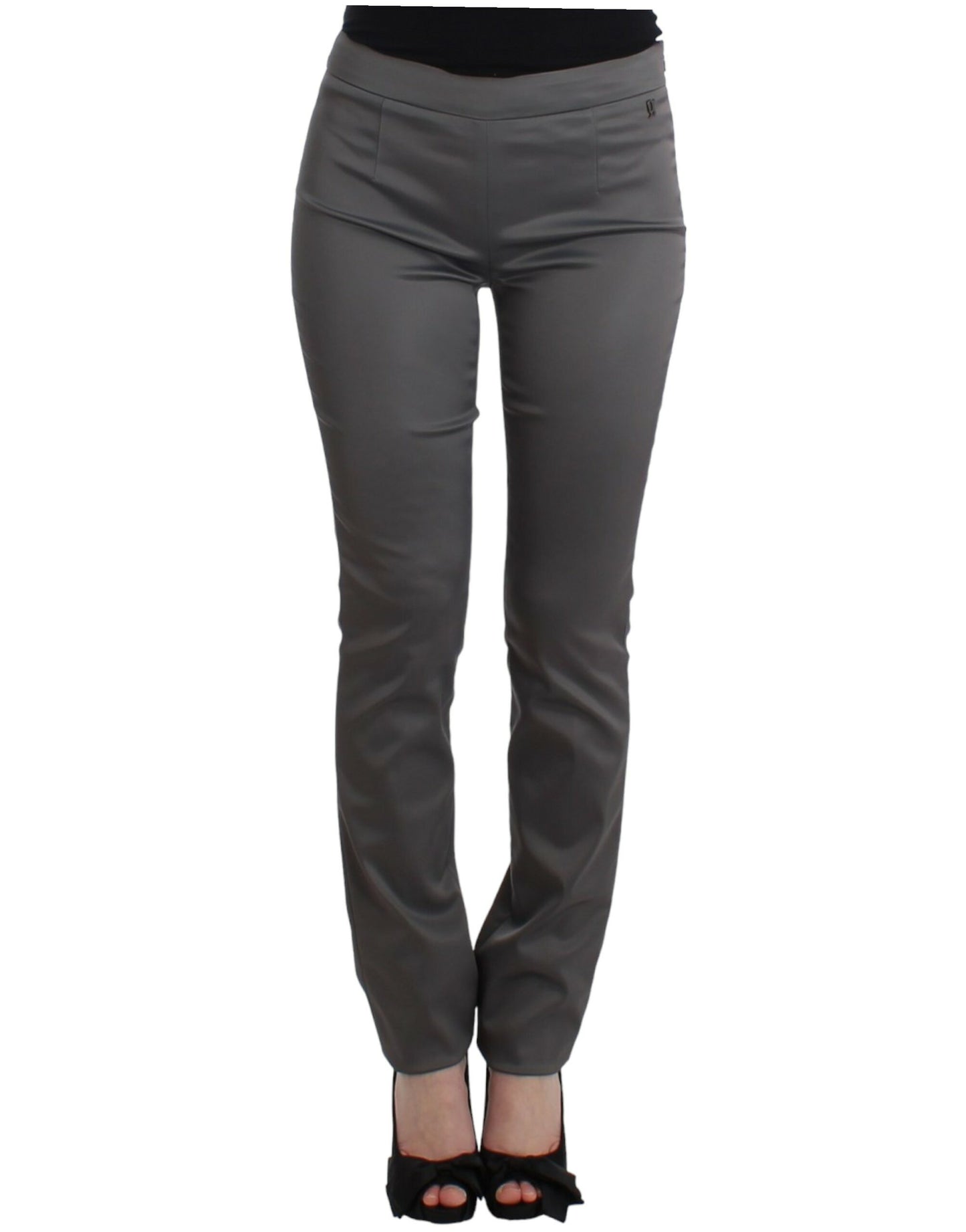 Pantalon slim gris de John Galliano