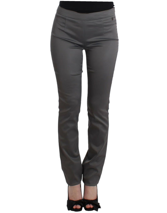 Pantalon slim gris de John Galliano