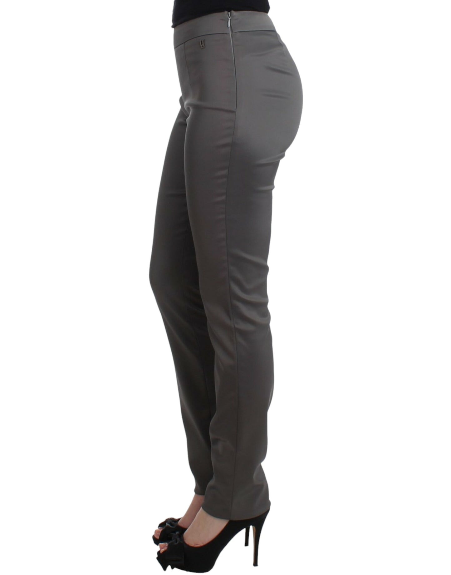 Pantalon slim gris de John Galliano